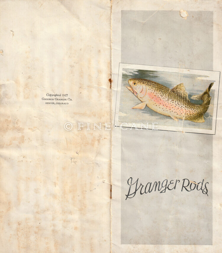 1927 Goodwin Granger Catalog Cover