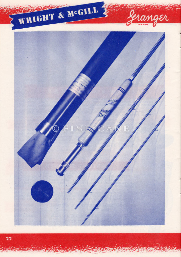 1951 Wright & McGill Granger Catalog Granger Rods Finecane