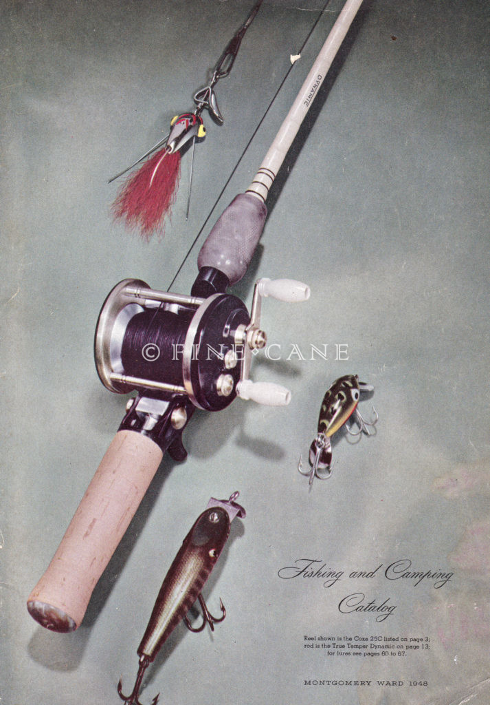 1948 Montgomery Ward Fishing & Camping Catalog Granger Rods Finecane